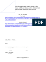 Test Bank For Mathematics With Applications in The Management Natural and Social Sciences 11th Edition Lial Hungerford Holcomb Mullins 9780321931078