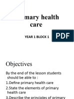 Lecture 12-Primary Health Care