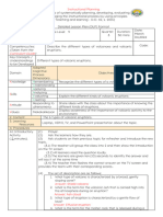 Detailed Lesson Plan (DIFFERENT TYPES OF VOLCANIC ERUPTION)