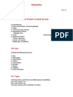 The Anatomy of Female Genital System: Obstetrics