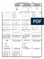 2 Math Review Q1 (Value of A 3 Digit Number)