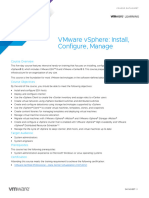 EDU - DATASHEET VMware Vsphere Install Configure Manage V8