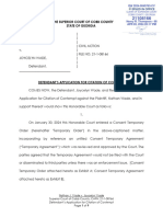 Wade 2024.04.03 Defendants Application For Citation of Contempt 1