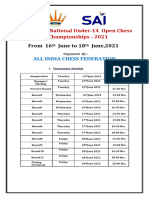 National Under 14 Open Prospectus 2021