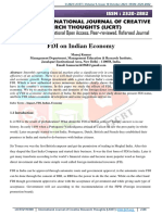 IJCRT FDI Paper Important