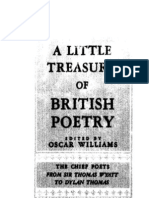 Williams Little Treasury of British Poetry 1951