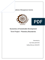 Term Project - Planetary Boundaries