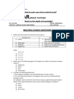 12th History Objectives Worksheet