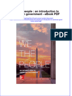 Ebook We The People An Introduction To American Government PDF Full Chapter PDF