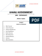 SRG Physical Chemistry Assignment