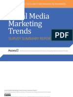 Social Media Marketing Trends Survey Summary Report 151012