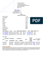 Horace Property Property Tax Statement