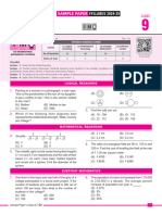 Imo Sample Paper Class-9