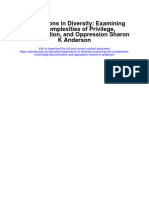 Explorations in Diversity Examining The Complexities of Privilege Discrimination and Oppression Sharon K Anderson Full Chapter