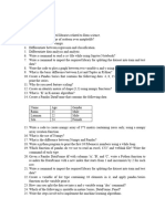 Question Bank Python For Data Science