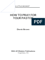 How To Pray For Your Pastor PDF
