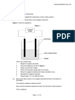 4.3 Electrolysis QP