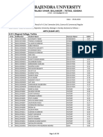 U.G.2nd Semester Rugular Exam Result - 2023