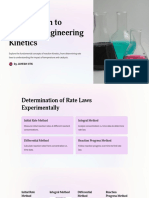 Introduction To Reaction Engineering Kinetics