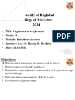 L2 - Cryptococcus Neoformans