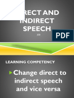 English 9 Adm Direct Indirect Speech