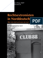 Broschuere Rechtsextremisten in Norddeutschland