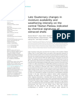 Late Quaternary Changes in Moisture Availability A