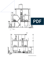 s6 Cortes A y B Vivienda