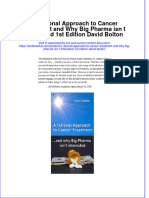 PDF A Rational Approach To Cancer Treatment and Why Big Pharma Isn T Interested 1St Edition David Bolton Ebook Full Chapter