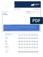 Business Valuation Model (Template)