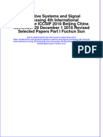 PDF Cognitive Systems and Signal Processing 4Th International Conference Iccsip 2018 Beijing China November 29 December 1 2018 Revised Selected Papers Part I Fuchun Sun Ebook Full Chapter