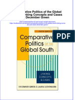Full Chapter Comparative Politics of The Global South Linking Concepts and Cases December Green PDF