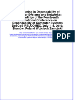 Download pdf Engineering In Dependability Of Computer Systems And Networks Proceedings Of The Fourteenth International Conference On Dependability Of Computer Systems Depcos Relcomex July 1 5 2019 Brun ebook full chapter 