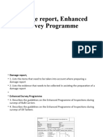 Enhanced Survey Program & Damage Report