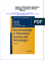 PDF New Knowledge in Information Systems and Technologies Volume 2 Alvaro Rocha Ebook Full Chapter