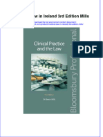 Full Chapter Medical Law in Ireland 3Rd Edition Mills PDF