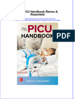 PDF The Picu Handbook Ranna A Rozenfeld Ebook Full Chapter