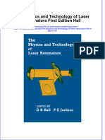 PDF The Physics and Technology of Laser Resonators First Edition Hall Ebook Full Chapter