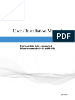 User Manual For Txun Micro Inverter