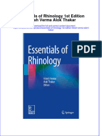 (Download PDF) Essentials of Rhinology 1St Edition Hitesh Verma Alok Thakar Online Ebook All Chapter PDF