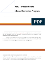 Chapter 3 Introduction To Community Based Correction