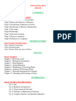 Std-11. Hy Syllabus For 2024-25