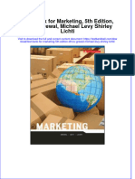 PDF Test Bank For Marketing 5Th Edition Dhruv Grewal Michael Levy Shirley Lichti Online Ebook Full Chapter