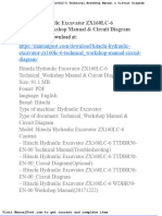 Hitachi Hydraulic Excavator Zx160lc 6 Technical Workshop Manual Circuit Diagram