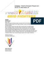 Power Rangers Grid Fighters