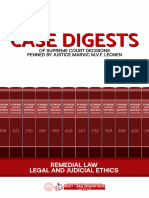 Case Digests in Remedial Law and Legal Ethics