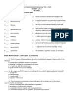 Unit 2 Test - Government