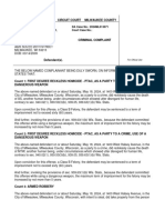 Christopher N. Scott Criminal Complaint