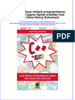 PDF of C Fur Kids Ganz Einfach Programmieren Lernen Und Eigene Spiele Erstellen 2Nd Edition Hans Georg Schumann Full Chapter Ebook