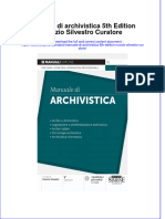 PDF of Manuale Di Archivistica 5Th Edition Nunzio Silvestro Curatore Full Chapter Ebook